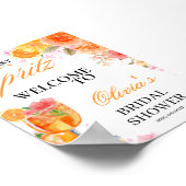 Liefde op de eerste Spritz Bruidsmeisjesfeest Poster (Hoek)