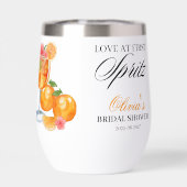 Liefde op de eerste Spritz Bruidsuitnodiging (Achterkant)
