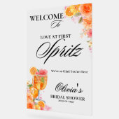 Liefde op de eerste Spritz Bruidsuitnodiging Acryl Bord (Hoek)