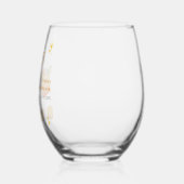 Liefde op de eerste Spritz Cocktail Sinaas Bruidsb Wijnglas Zonder Voet (Links)