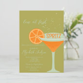Liefde op de eerste Spritz Groen Kaart (Staand voorkant)