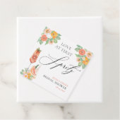 Liefde op de eerste Spritz heldere cocktail bruids Bedankjes Labels (In situ)