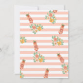 Liefde op de eerste Spritz heldere cocktail bruids Kaart (Achterkant)