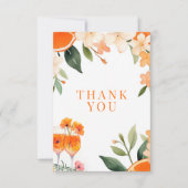 Liefde op de eerste Spritz Moderne Bruidsborrel Bedankkaart (Voorkant)