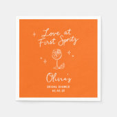 Liefde op de Eerste Spritz Servet (Voorkant)