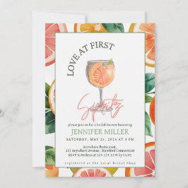 Liefde op de Eerste Spritz Uitnodiging
