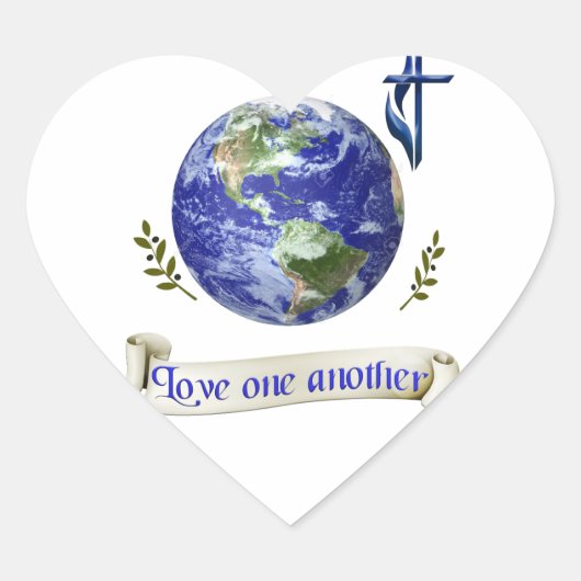 Liefde op een ander hart sticker (Voorkant)