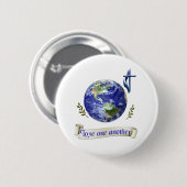 Liefde op een ander ronde button 5,7 cm (Voorkant /achterkant)