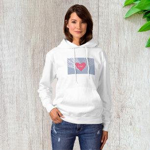 Liefde Op Een Hart Hoodie
