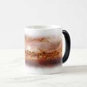 Liefde op een keramiek magische mok (Voorkant rechts)