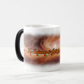 Liefde op een keramiek magische mok (Voorkant links)