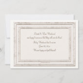 Liefde op eerste gezicht zwangerschapsaankondiging aankondiging (Achterkant)