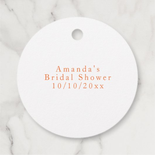 Liefde op eerste spritz Vrijgezellenfeest dank je Bedankjes Labels (Achterkant)