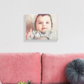 Liefde op First Sight Baby Foto Canvas Afdruk (Insitu (Woonkamer))