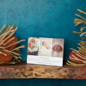 Liefde op First Sight Baby Foto Fotoplaat (Zijkant)