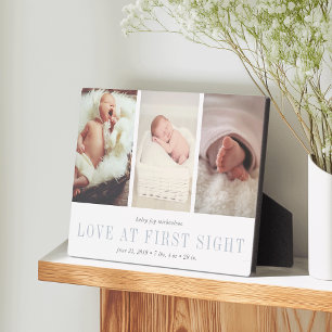 Liefde op First Sight Baby Foto Fotoplaat