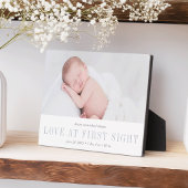 Liefde op First Sight Baby Foto Fotoplaat