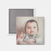 Liefde op First Sight Baby Foto Magneet (Voorkant / Achterkant)