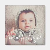 Liefde op First Sight Baby Foto Magneet (Voorkant)