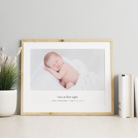 Liefde op First Sight Baby Foto Poster