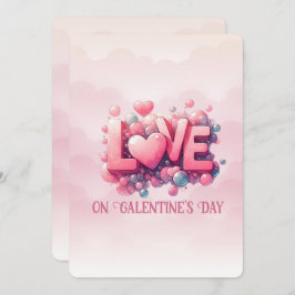 LIEFDE op Galentine's Day Feestdagenkaart
