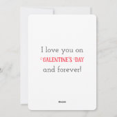 LIEFDE op Galentine's Day Feestdagenkaart (Achterkant)