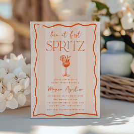 Liefde op het Eerste Bruidsfeest Spritz Kaart