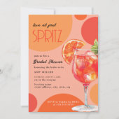 Liefde Op Het Eerste Bruidsfeestje Met Spritz Kaart (Voorkant)