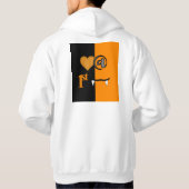 Liefde Op Het Eerste Gezicht Halloween Hoodie (Achterkant)