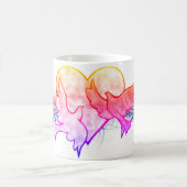 Liefde op het eerste gezicht mok Hart omgeven door (Center)