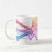 Liefde op het eerste gezicht mok Hart omgeven door (Links)