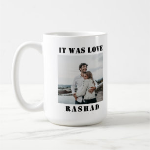 Liefde op het eerste gezicht paar koffie mok