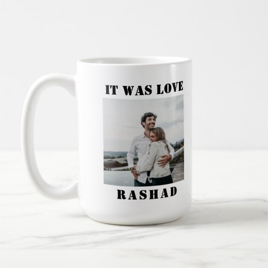 Liefde op het eerste gezicht paar koffie mok (Links)