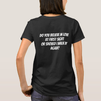 liefde op het eerste gezicht  t-shirt