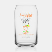 Liefde op het eerste glas orange zwarte bruidsmeis (Achterkant)