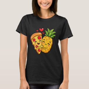 Liefde Op Het Eerste Plakje - Pizza Ontmoet Ananas T-shirt