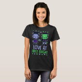 Liefde Op Het Eerste Schrik Kawaii Frankenstein Mo T-shirt (Voorkant volledig)