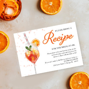 Liefde op het Eerste Spritz Bruidsborrel Recept Ve Kaart