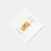 Liefde Op Het Eerste Spritz Bruidsborrel Servet (Hoek)