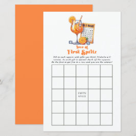 Liefde op het Eerste Spritz Bruidsbruiloft Bingo S