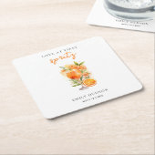 Liefde Op Het Eerste Spritz Bruidsdiner Kartonnen Onderzetters (Schuin)