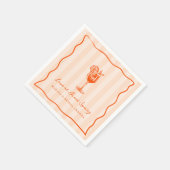 Liefde Op Het Eerste Spritz Bruidsdiner  Servet (Hoek)