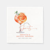 Liefde Op Het Eerste Spritz Bruidsdiner Servet (Voorkant)