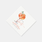 Liefde Op Het Eerste Spritz Bruidsdiner Servet (Hoek)