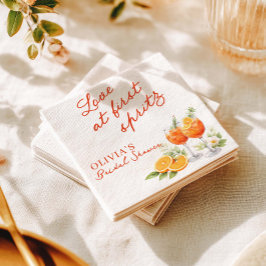 Liefde Op Het Eerste Spritz Bruidsdiner Servet