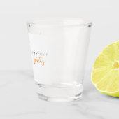 Liefde Op Het Eerste Spritz Bruidsdiner Shot Glas (Rechts)