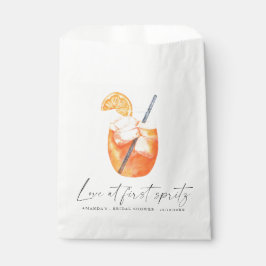 Liefde op het eerste spritz Bruidsdouche Bedankzakje
