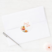 Liefde Op Het Eerste Spritz Bruidsdouche Uitnodigi Ronde Sticker (Envelop)