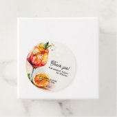 Liefde Op Het Eerste Spritz Bruidsfeest Bedankjes Labels (In situ)