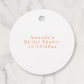 Liefde op het eerste spritz Bruidsfeest bedankt Bedankjes Labels (Achterkant)